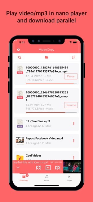 VideoCopy downloader editor IPA