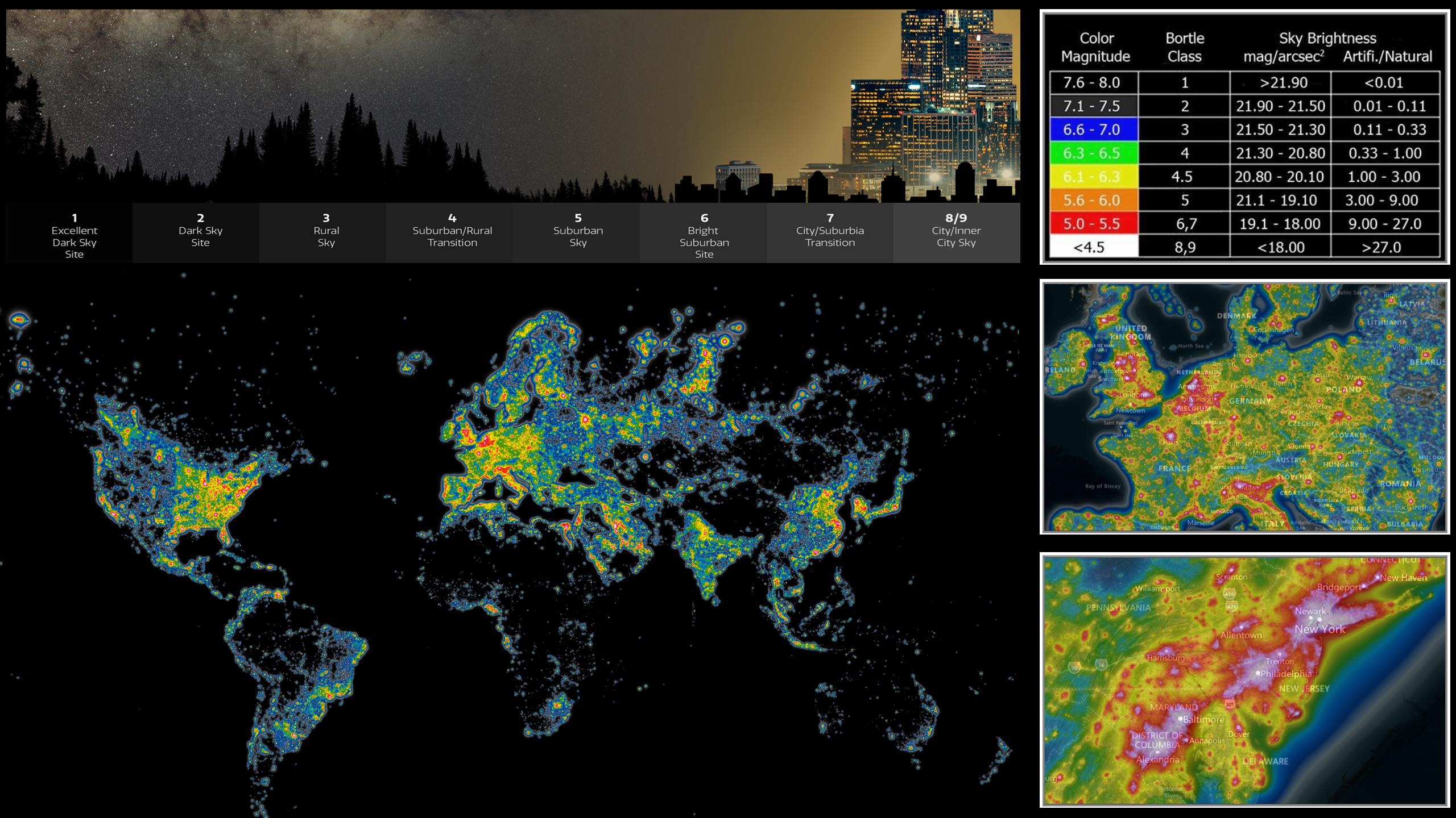 Light Pollution Map Dark Sky IPA